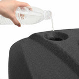 Outdoor Umbrella Stand Black - Low Angle