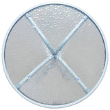 Bistro Table Grey 50x71 cm Steel - Front View