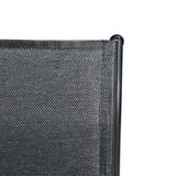 5 Piece Outdoor Dining Set Steel Black - Extra Image