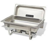 4 Piece Chafing Dish Set Stainless Steel - Top-Down View