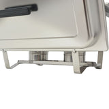4 Piece Chafing Dish Set Stainless Steel - Low Angle