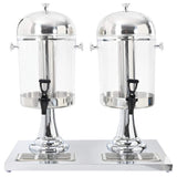 Double Juice Dispenser Stainless Steel 2 x 8 L