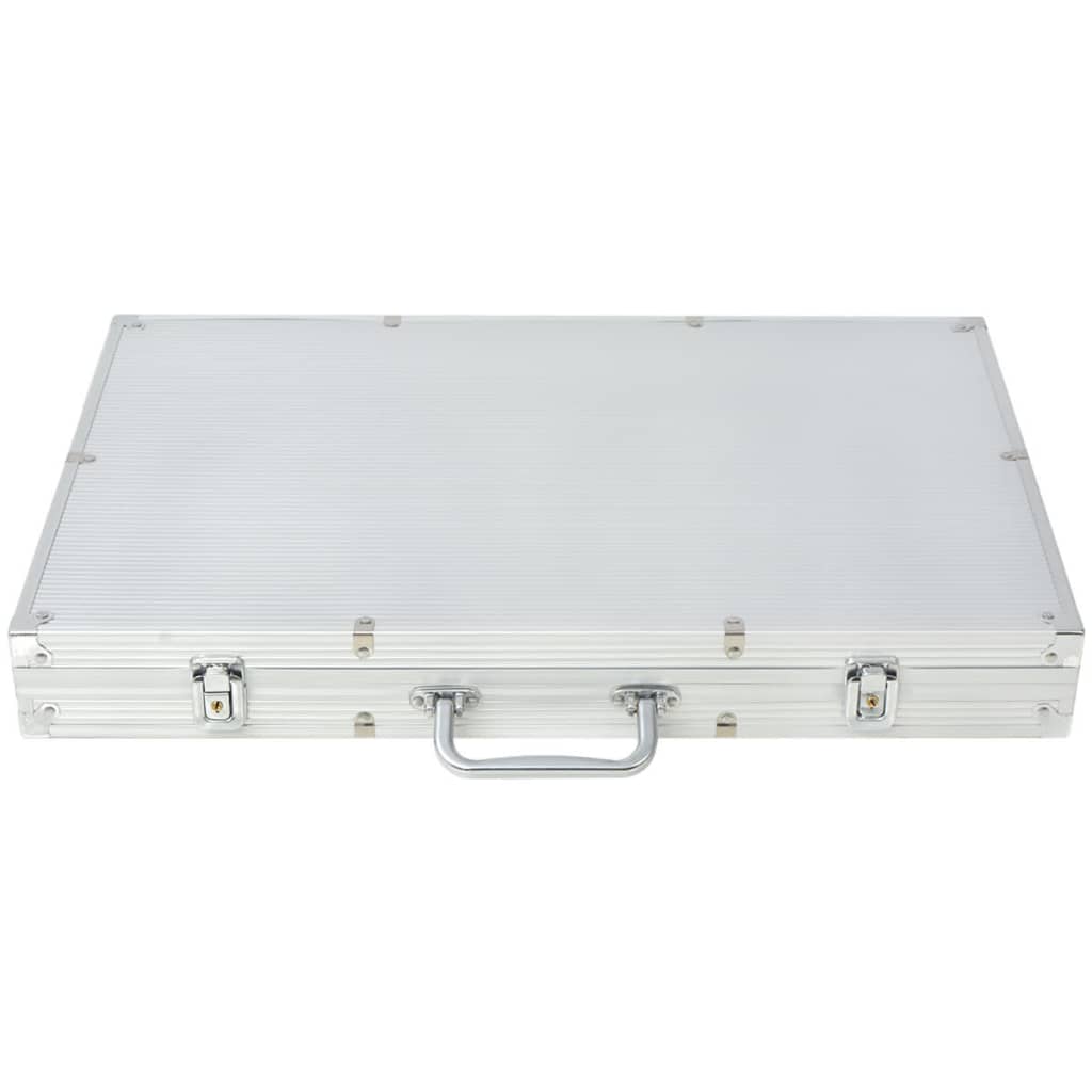 Poker Set With 1000 Chips Aluminium