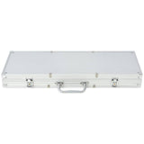 Poker Set with 500 Laser Chips Aluminium - 45-Degree Angle