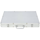 Poker Set with 1000 Laser Chips Aluminium - 45-Degree Angle