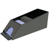 Combine Poker/Blackjack Set with 600 Laser Chips Aluminium - Front View