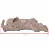 Plush Cuddly Toy Elephant XXL 95 cm - Top-Down View