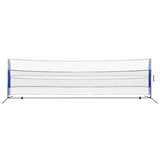 Badminton Net with Shuttlecocks 600x155 cm - Side View