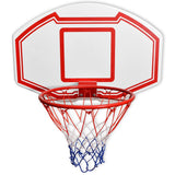Three Piece Wall Mounted Basketball Backboard Set 90x60 cm