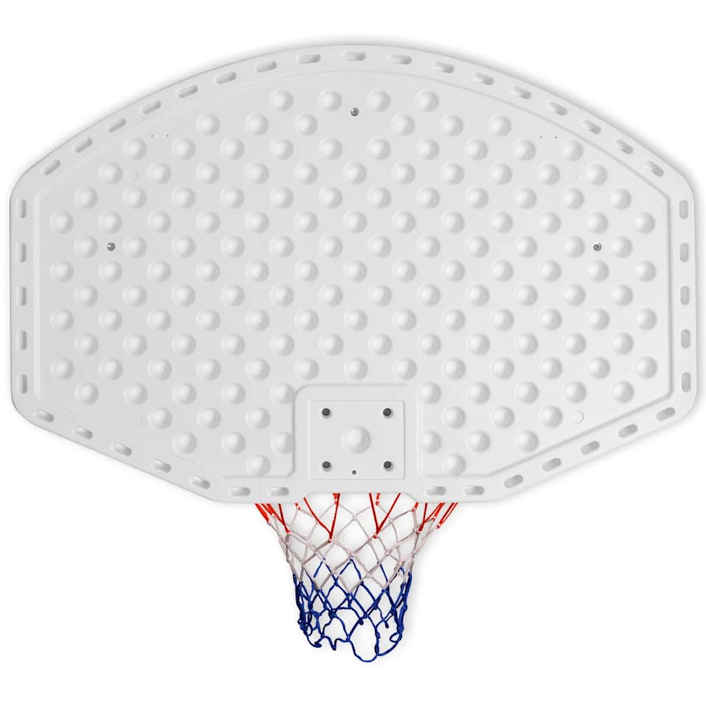 Three Piece Wall Mounted Basketball Backboard Set 90x60 cm