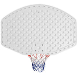 Three Piece Wall Mounted Basketball Backboard Set 90x60 cm