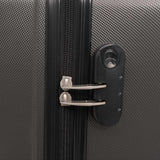Four Piece Hardcase Trolley Set Anthracite - 45-Degree Angle