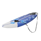 Surfboard Blue 170 cm - Top-Down View
