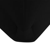 Stretch Table Slipcovers 2 pcs 120x60.5x74 cm Black - Side View