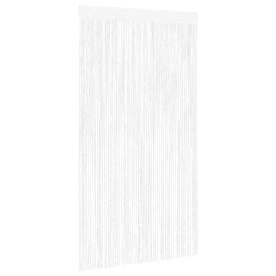 String Curtains 2 pcs 100x250 cm White
