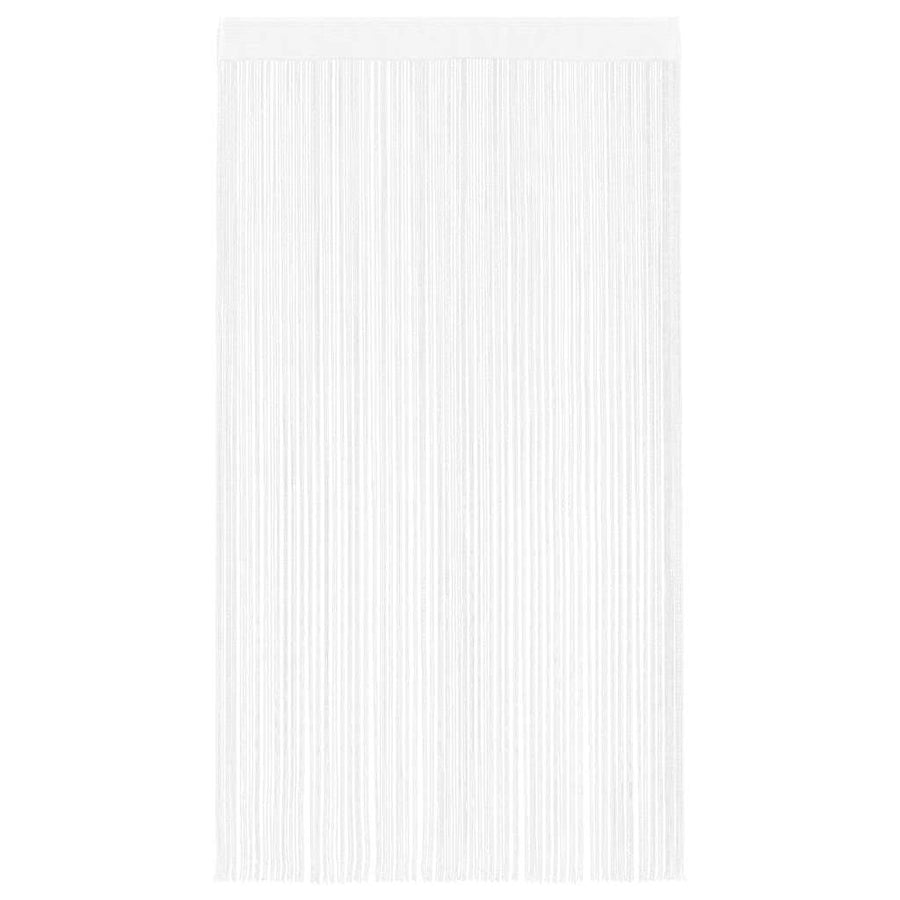String Curtains 2 pcs 100x250 cm White