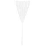 String Curtains 2 pcs 100x250 cm White - 45-Degree Angle