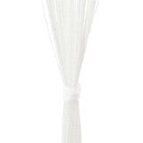 String Curtains 2 pcs 100x250 cm White