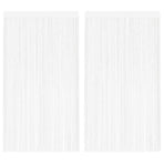 String Curtains 2 pcs 140x250 cm White