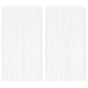 String Curtains 2 pcs 140x250 cm White