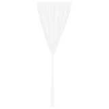 String Curtains 2 pcs 140x250 cm White - 45-Degree Angle