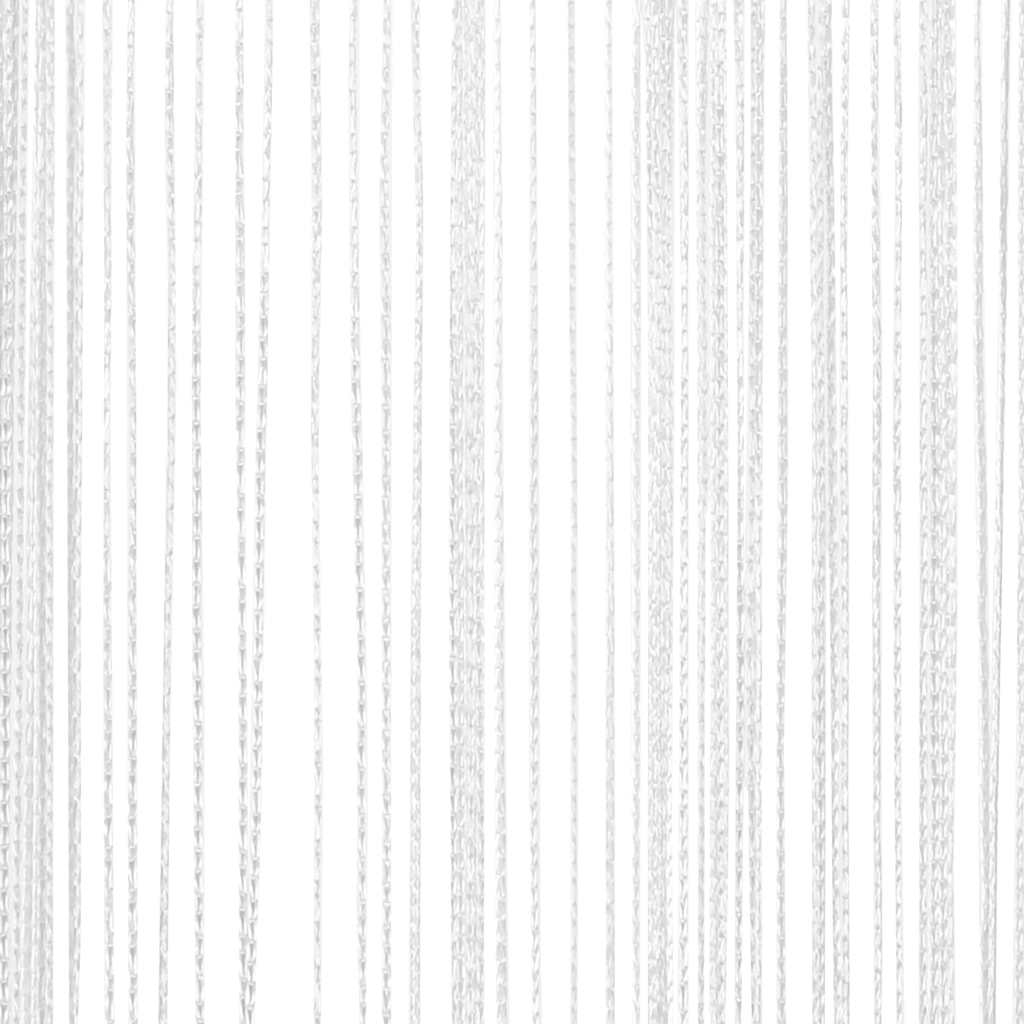 String Curtains 2 pcs 140x250 cm White