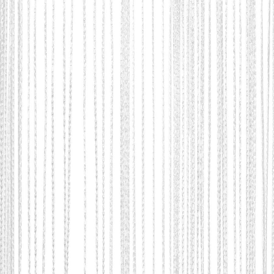 String Curtains 2 pcs 140x250 cm White
