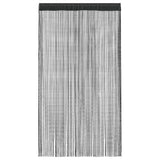 String Curtains 2 pcs 140x250 cm Black