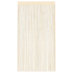 String Curtains 2 pcs 140x250 cm Cream