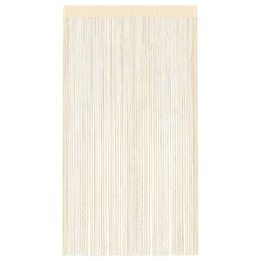 String Curtains 2 pcs 140x250 cm Cream