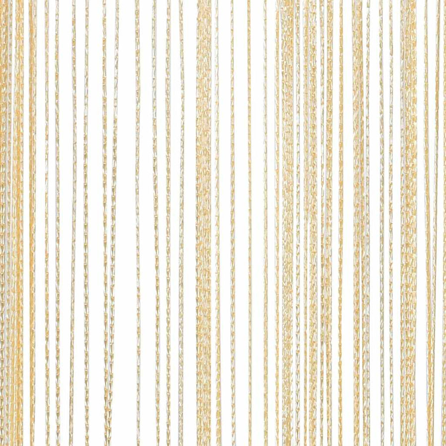 String Curtains 2 pcs 140x250 cm Cream