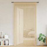 String Curtains 2 pcs 140x250 cm Beige - Front View