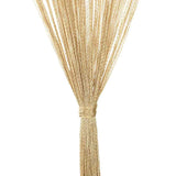 String Curtains 2 pcs 140x250 cm Beige - Close-Up Angle