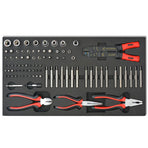 Workshop Tool Trolley with 1125 Tools Steel Red