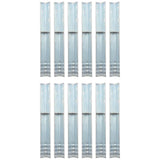 L-shaped Ground Anchors 12 pcs Galvanised Steel 5x5x50 cm