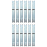 L-shaped Ground Anchors 12 pcs Galvanised Steel 5x5x50 cm