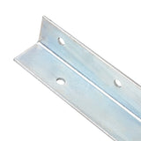 L-shaped Ground Anchors 12 pcs Galvanised Steel 5x5x50 cm - Side View