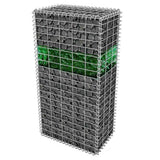 Gabion Rocks Glass Green 60-120 mm 25 kg - Top-Down View