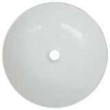 Basin Round Ceramic White 41.5x13.5 cm