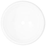 Basin Round Ceramic White 40x15 cm - Side View