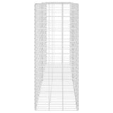 Gabion Basket Galvanised Steel 85x30x200 cm - Top-Down View
