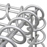 Gabion Basket Galvanised Steel 85x30x200 cm - 45-Degree Angle