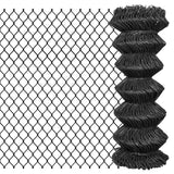 Chain Link Fence Steel 15x1 m Grey