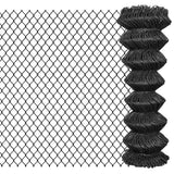 Chain Link Fence Steel 15x1.25 m Grey
