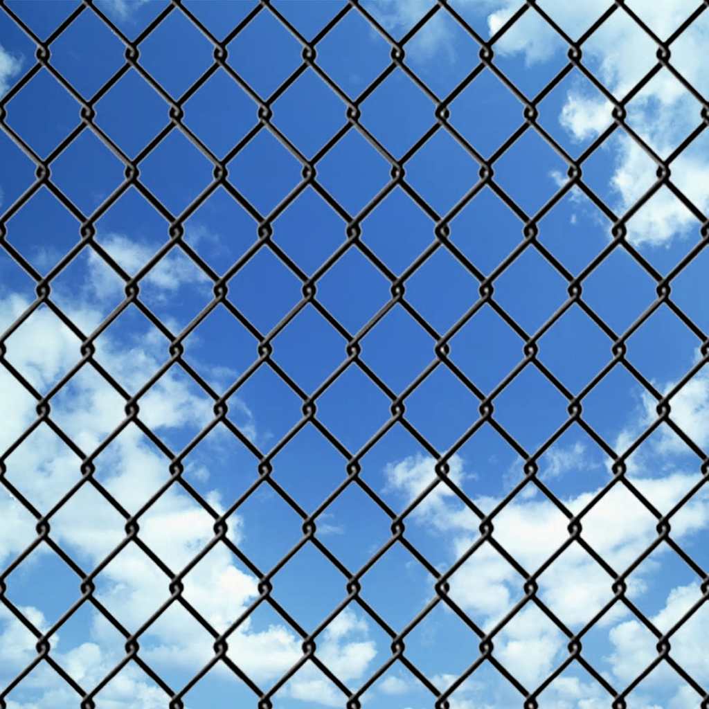 Chain Link Fence Steel 15x1.25 m Grey