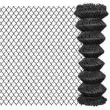 Chain Link Fence Steel 25x1.25 m Grey