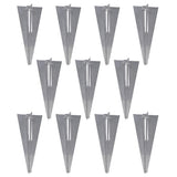 Chain Link Fence with Spike Anchors 1.5x25 m Grey