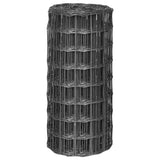 Euro Fence Steel 10x0.8 m Grey - Front View