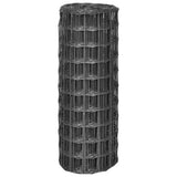 Euro Fence Steel 10x1 m Grey - Front View