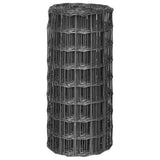 Euro Fence Steel 25x0.8 m Grey - Front View